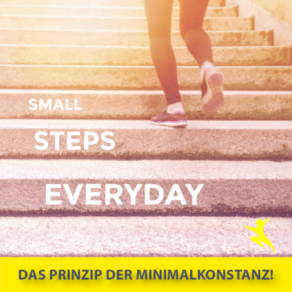Gesundheitstrainingmit kleinen Schritten zum Erfolg