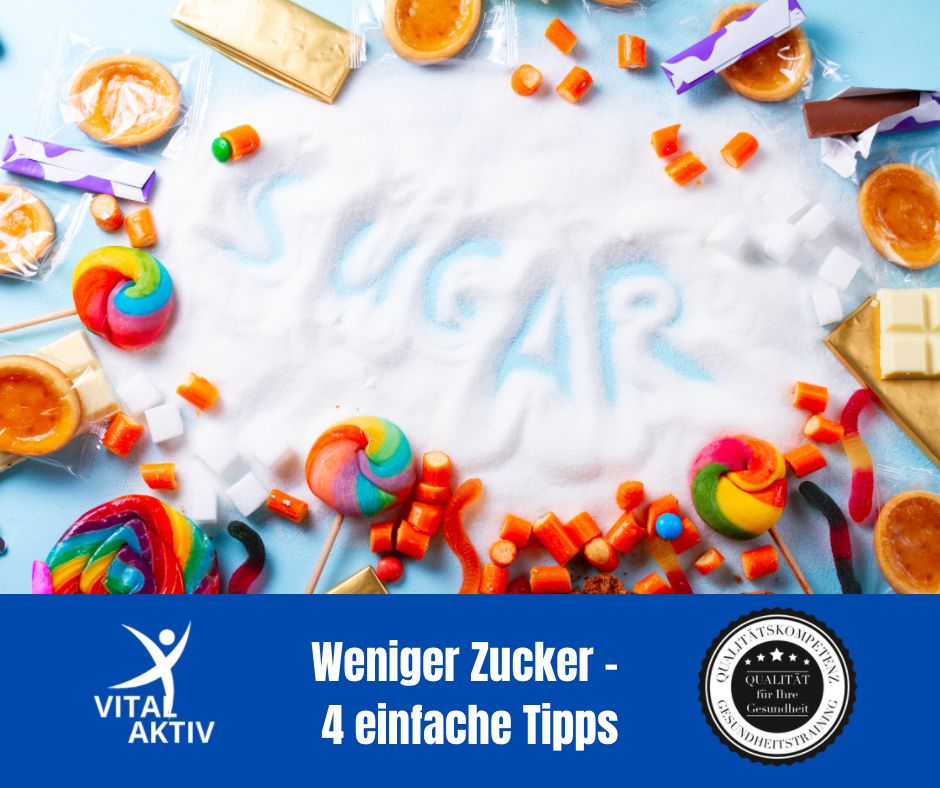 Weniger Zucker - 4 einfache Tipps Weniger Zucker - 4 einfache Tipps
